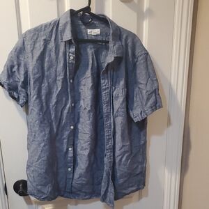 GAP Casual Blue Button Down Shirt